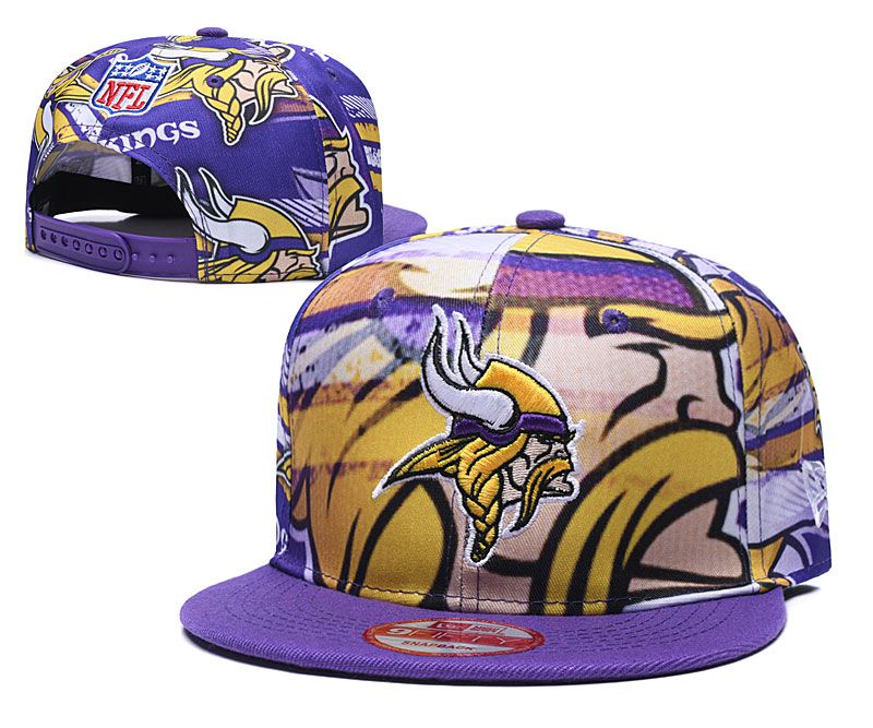 2022 NFL Minnesota Vikings Hat TX 0902->->Sports Caps